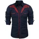 thumbnail image 1 of 2024 nueva camisa de solapa de manga larga con estampado occidental para hombre, de un solo pecho, ropa informal para club social para hombre, ropa con impresión 3D, 1 of 6