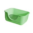 thumbnail image 4 of Inodoro desmontable antisalpicaduras para perros con pala para interiores y otras mascotas (conejos). verde, 4 of 9