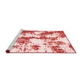thumbnail image 2 of Ahgly Company Machine Washable Indoor Rectangle Abstract Red Modern Area Rugs, 2' x 4', 2 of 4