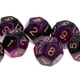 thumbnail image 3 of D12 Dados poliédricos multilaterales piezas para dados de juegos de dragones , Púrpura + negro, 18mm Morado + Negro Hugo Juego de dados TRPG Dice, 3 of 10
