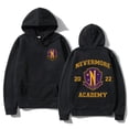 thumbnail image 4 of Nevermore Academy-sudaderas con capucha para mujer, jerséis de invierno con patrón, ropa Kawaii, Sudadera con capucha de moda, Addams de Wednesday, 4 of 4