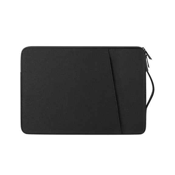 Laptop Case 16 Inch, Laptop Sleeve Compatible with Various Computers,ipad Sleeve Protection Storage Organizer Polyester Vertical Computer Sleeve Bag with Pocket, Black, 11.8x16.1"