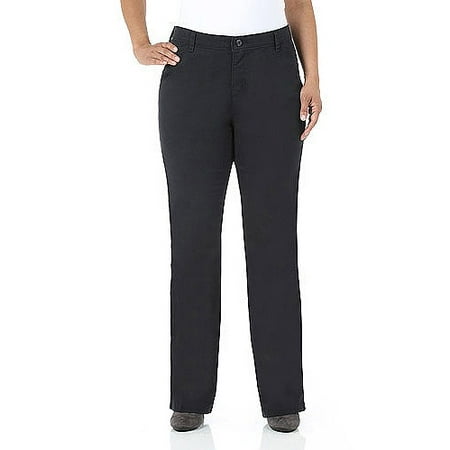 Riders by Lee Women's Plus-Size Comfort No-Gap Waist Casual Pants ...