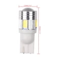thumbnail image 4 of Luz Led De Cuña Bombillas Laterales Blancas Canbus Sin Error 12V，10 Uds T10 W5W 168 194 6Smd 5630 Speravity VI004710-00, 4 of 7