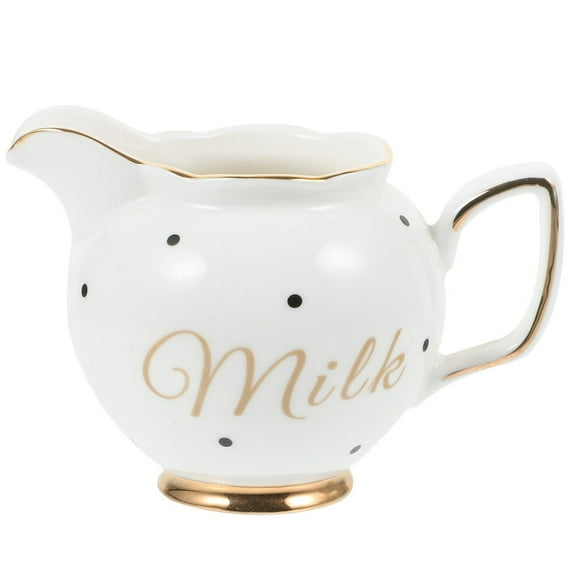 Lindbes Ceramic Milk Jug Water Pitcher Elegant Pitcher Ceramic Milk Kettle European Style Milk Jug