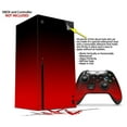thumbnail image 2 of WraptorSkinz Skin Wrap compatible with the 2020 XBOX Series X Console and Controller Smooth Fades Red Black (XBOX NOT INCLUDED), 2 of 3