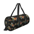 thumbnail image 3 of Gaeub Cartoon Tractor Lightweight Travel Cylinder Bag Gym Tote Bag Sports Training Duffle Bag with Pockets and Straps, 3 of 8