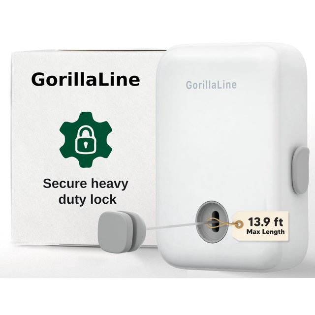 Tendedero retráctil GorillaLine para interiores y exteriores, 4,2 m