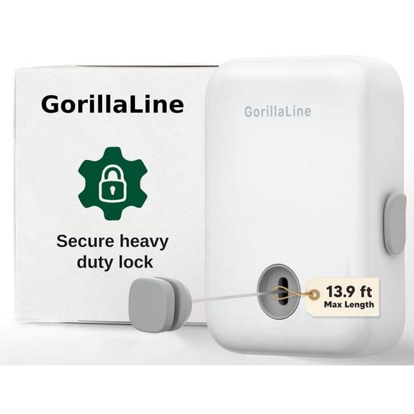 Tendedero retráctil GorillaLine para interiores y exteriores, 4,2 m