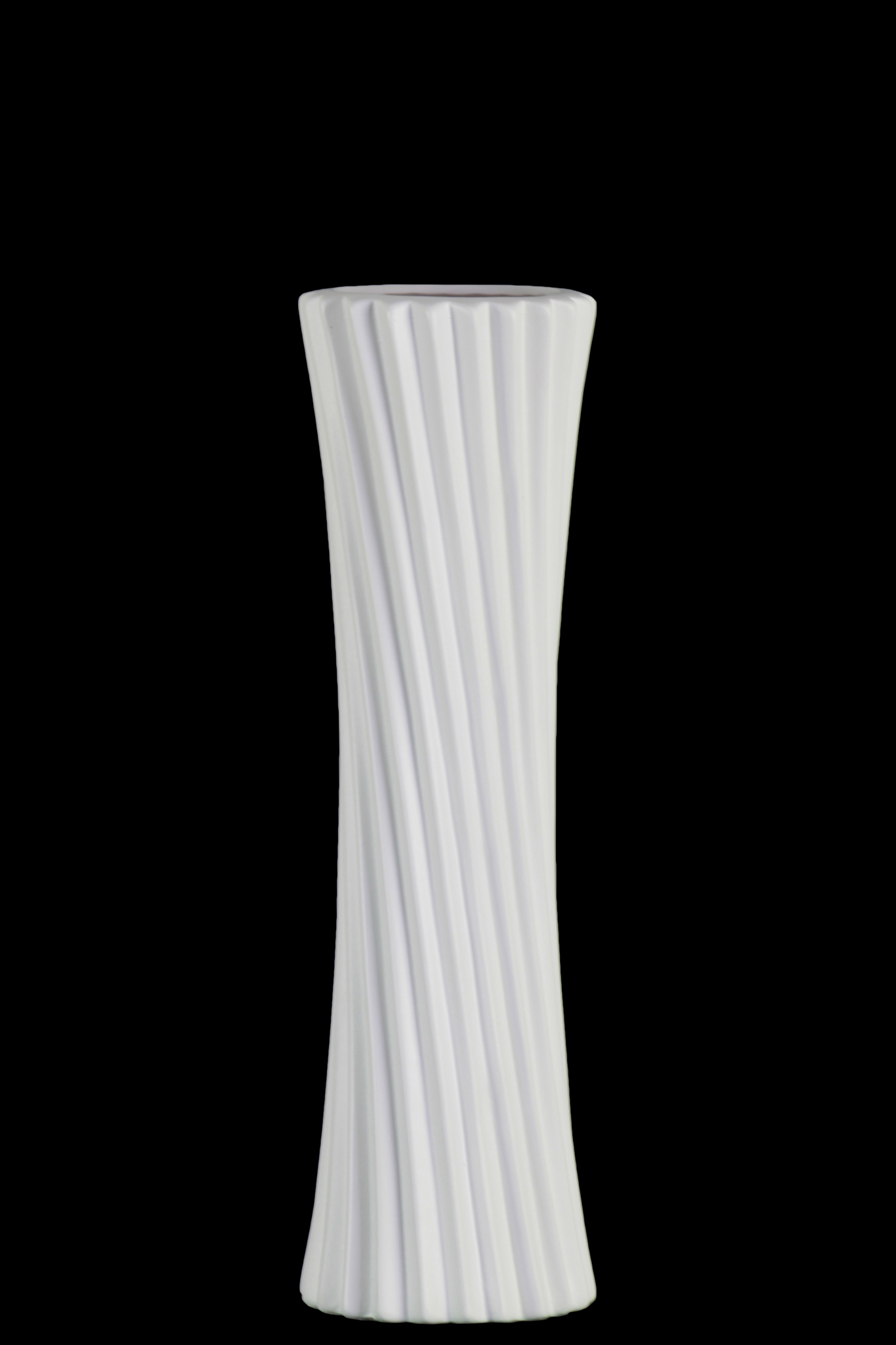 Urban Trends Collection Ceramic Vase Matte Finish White
