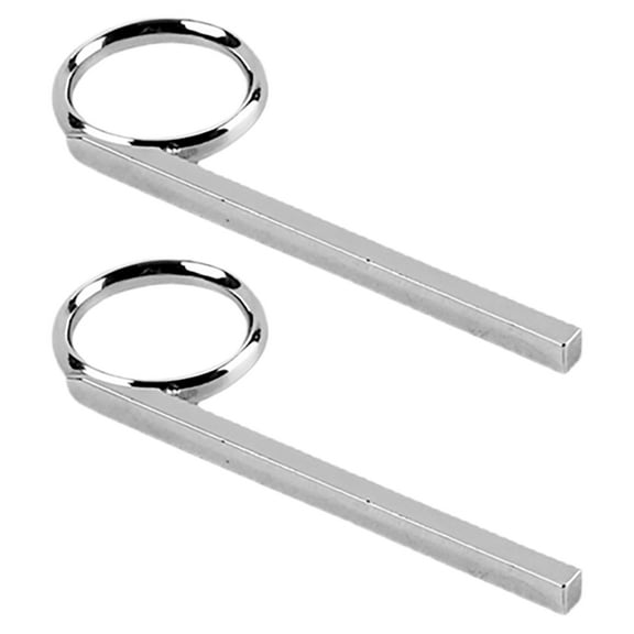 FRCOLOR 2pcs Trumpet Valve Pull Ring Trumpet Finger Slide Repair Tools For Practice Performance Trumpet Accessories Repair Musical Instrument Parts