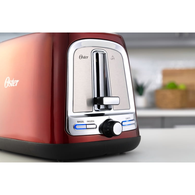 Oster 2-Slice Toaster with Advanced Toast Technology, Candy Apple