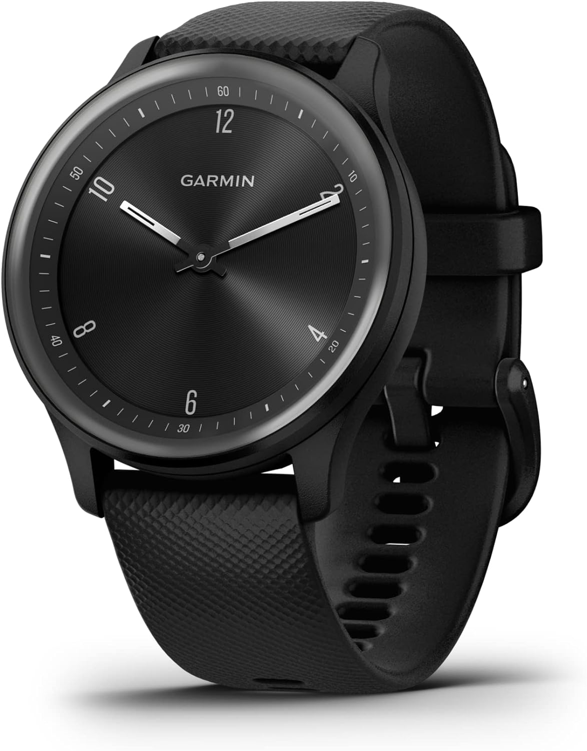Garmin Vivomove Sport Hybrid Smartwatch, Fitness Tracker, Black