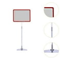 thumbnail image 6 of colaxi Adjustable Sign Holder Floor Sign Stand Holder Note Holder Reusable, Store Tag, Versatile Frame Poster Stand Price Tag Holder Red, 6 of 10
