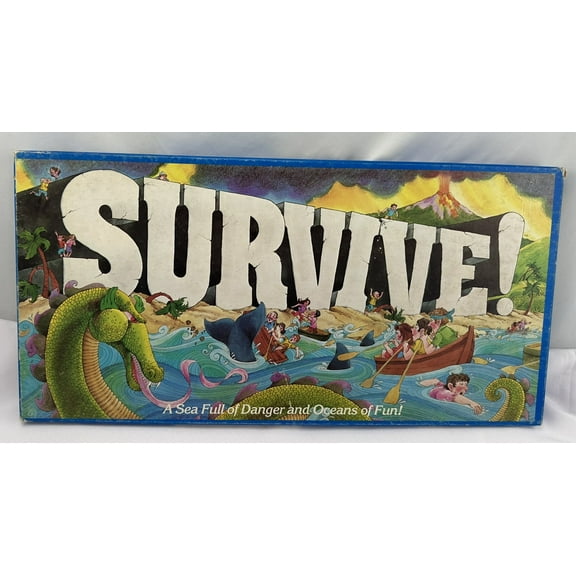 Pre-Owned Survive! Board Game 1982 Parker Brothers Complete Great Condition