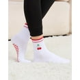 thumbnail image 4 of Pilates Socks with Non-Slip Grips Yoga Grippy Barre Workout Athletic Crew Anti-Slip Grip Socks for Women, 4 of 6