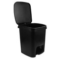 thumbnail image 5 of FRCOLOR 2pcs Step On Trash Can Kitchen Trash Can Foot Pedal Small Trash Can with Lid Kitchen Garbage Can Plastic Trash Can Small Covered Trash Can, 5 of 8