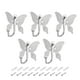 thumbnail image 1 of 5Pcs, Gancho montado en la pared, ganchos para ropa, aleación de zinc, plata, 1 of 4