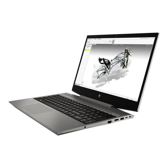 HP ZBook 15v G5 Mobile Workstation - Intel Xeon - E-2176M / up to 4.4 GHz - vPro - Win 10 Pro for Workstations 64-bit - Quadro P600 - 16 GB RAM - 256 GB SSD NVMe, TLC - 15.6" IPS touchscreen 1920 x 1080 (Full HD) - Gigabit Ethernet - Wi-Fi 5 - turbo silver - kbd: US