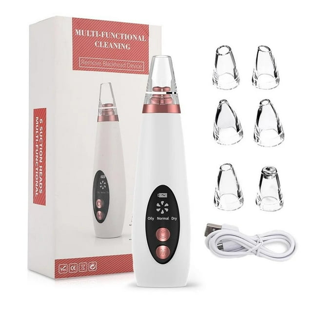 Professional Blackhead Removal Device, 3-in-1 Pore Vacuum With Multiple Tips, Deep Cleansing