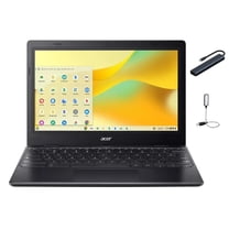 Acer Chromebook 311 11.6 inch HD Laptop, Intel Celeron N4500 Processor, 1.1GHz, 4GB RAM, 64GB eMMC, Chrome OS, Wi-Fi, Bluetooth, Intel UHD Graphics, Star Black with Mazepoly Accessories