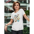 thumbnail image 2 of Collected Flutter Ii T-Shirt Women -Victoria Barnes Designs, Female Large, 2 of 4