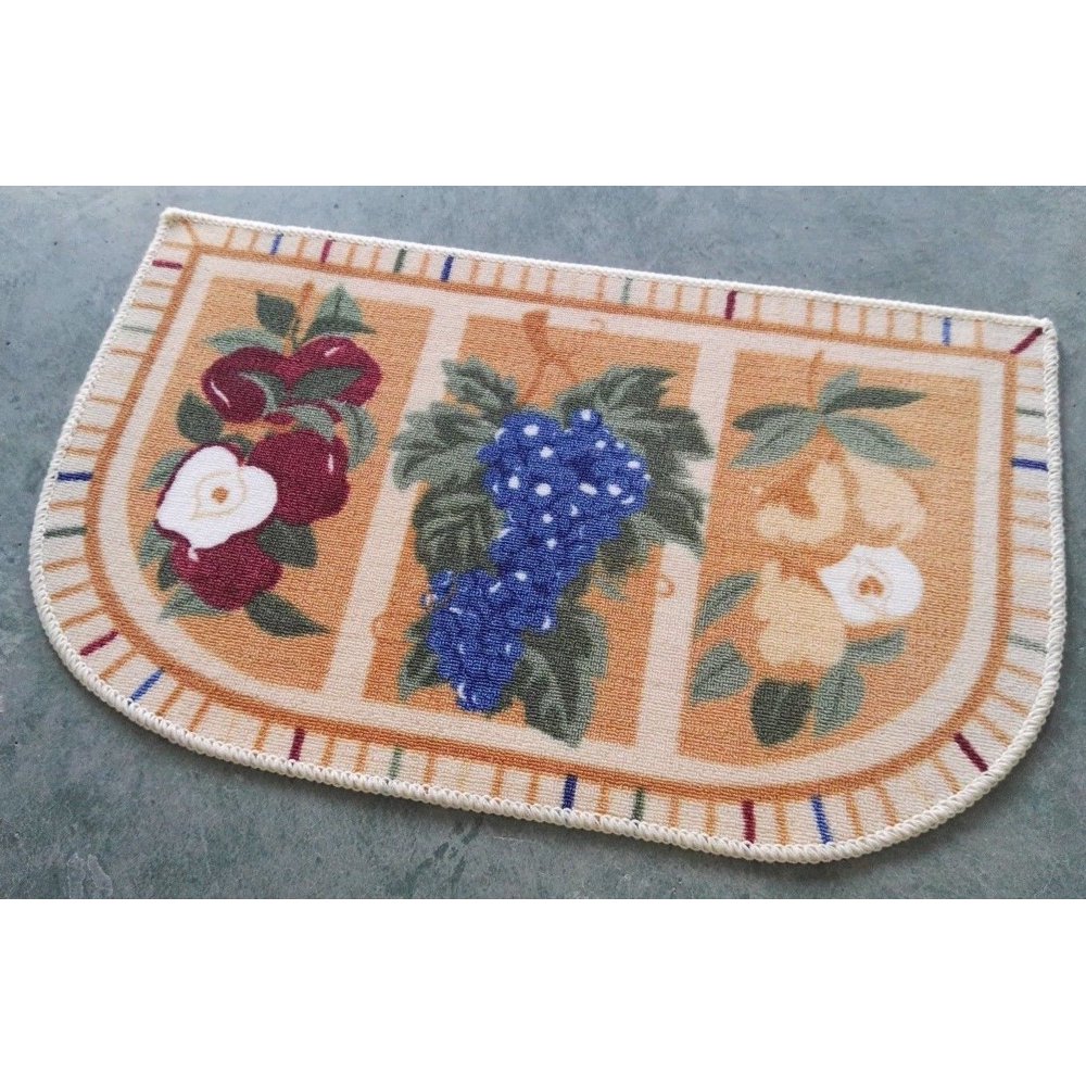 1PC 2199BUNCH PRINTED KITCHEN MAT ANTISLIP WITH LATEX BACKING