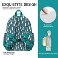 thumbnail image 5 of Cartoon Emperor Penguin Print Backpack - Adjustable Spine-Protecting Book Bag for Students with Waterproof Fabric, 5 of 5