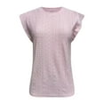 thumbnail image 4 of Women's Summer New Round Neck Raglan Sleeve Solid Color Casual T Shirt Top Turtle Tees And Shirts Women Womens Solid Color Top Womens Athletic Tee Shirts Womens Tops And Tees Short T Shirt T Shirt, 4 of 4