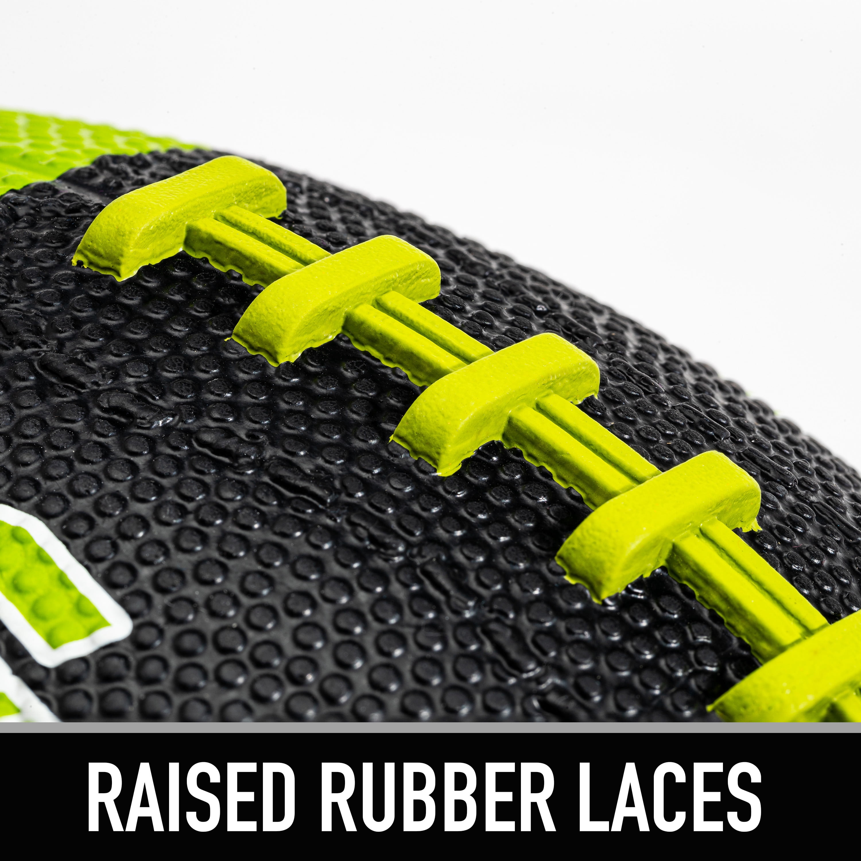 Franklin Sports Junior Size Rubber Football - 12 Pack Deflated with Pump