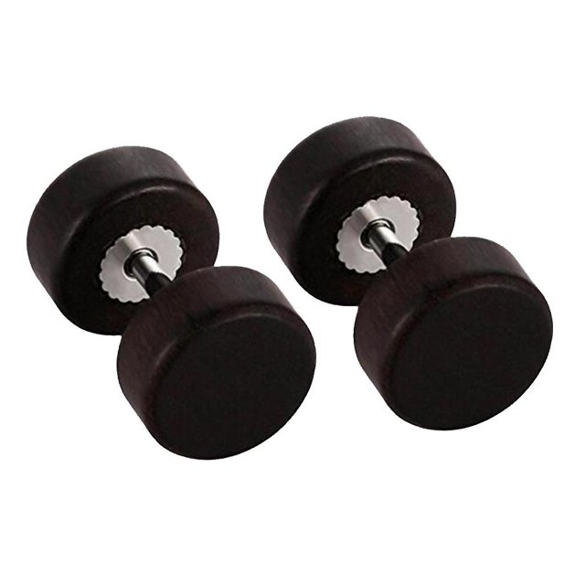 Pendientes de madera Sunnimix de Acero inoxidable 316L 18G 8mm