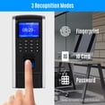 thumbnail image 3 of Attendance Fingerprint Time Clock ID Card Password Fingerprint Attendance Machine with Doorbell Function, 3 of 7