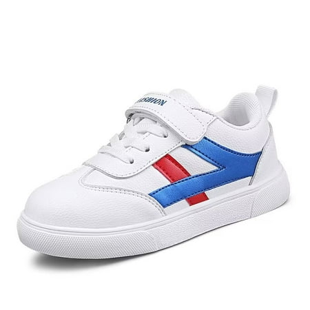 

JJtiger Leather-covered small white shoes casual sports children s shoes