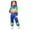 A-Blue1365, variant on Boys Girls Retro Disco Joggers Tracksuits Vintage Dance Casual Wear Long Sleeve Stand Collar Zip Up Jackets Ankle-Tied Pants 2 Piece Set 7-13 Years Comfortable Outfit