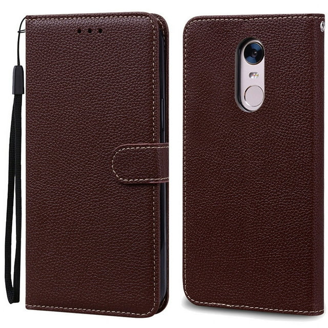 For Xiaomi Redmi 5 Plus Case Redmi 5 Shockproof Wallet Flip Case for Xiomi Redmi 5 plus 5plus Phone Cases Leather Fundas Shell Coffee For Redmi 5