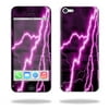 Skin Decal Wrap Compatible With Apple iPhone 5C Sticker Design Purple Lightning