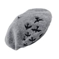 thumbnail image 3 of CATIEBYE Painter Hat Grey Lightweight Warm Winter Hat Comfortable Outdoor Accessory for Men and Women, 3 of 5