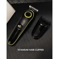 thumbnail image 3 of Cortapelos y recortadora de barba para hombre, kit de aseo profesional inalámbrico 11 en 1, batería de 90 minutos., 3 of 5
