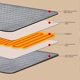thumbnail image 3 of 40x76cm Electric Heating Blanket Heating Pad Body Warming Blanket Wet Compresses Abundance Heating Pad US Plug, 3 of 5