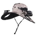 thumbnail image 4 of Kcolen Mens Sun Hat Xxl Solar Powered Wide Brim Sun Hat with Built-in Fans for Outdoor Fishing Camping and Beach Activities UPF 50+, 4 of 4