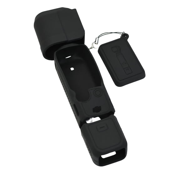 GadgetCom Camera Case Compatible with DJI OSMO Pocket 3 , Soft Silicone Case Protective Cover Battery Handle Shell