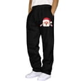 thumbnail image 1 of Men's Casual Hop Track Pants Solid Color Workout Joggers With Pocket and Design for Comfortable Stylish Wear, 1 of 4