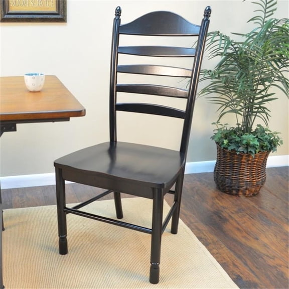 Carolina Classics Eloise Dining Chair in Antique Black