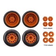 thumbnail image 4 of Pneu, Voiture 727 K1 Pneus 4 Pcs Pneus de Roue 1/10 727 K1 Eryue 4 Pcs Pneus en Caoutchouc Voiture Sable Palettes Sable Palettes Pneus Roues et Pneus Pneus en Caoutchouc 12mm Dsfen MewHTOOQ, 4 of 6