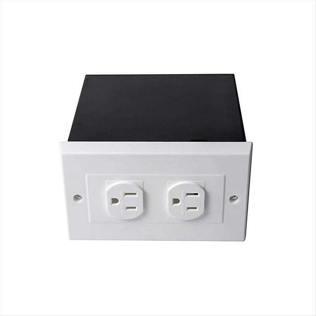 Caja Fuerte de Seguridad Oculta de Pared con Doble Enchufe Estadounidense de Imitación para Guardar Joyas, Objetos de Valor y Dinero en Efectivo