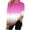 Pink, variant on Erwazi Oversized Crewneck Sweatshirt Womens Gradient Colorblock Long Sleeve Pullover Tops Fall Side Slit Trendy Sweatshirts