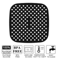 thumbnail image 3 of Reusable Silicone Air Fryer Liners 3 Pack, Easy Clean Air Fryer Accessories, Non Stick, AirFryer Accessory, 3 of 5