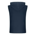 thumbnail image 5 of JXMVOJ Athletic Short Sleeve Hoodie for Men Fashion Cotton Linen Workout Gym Pullover Hooded Shirt Button Muscle Summer Lightweight Running Hiking Sport Shirts, 5 of 6