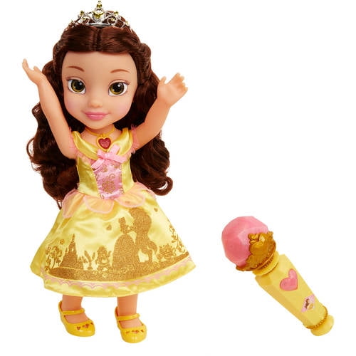 sing along belle doll with microphone