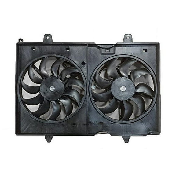 Dual Radiator and Condenser Fan Assembly - Pacific Best Inc. Fit/For NI3115137 08-15 Nissan Rogue/Rogue Select